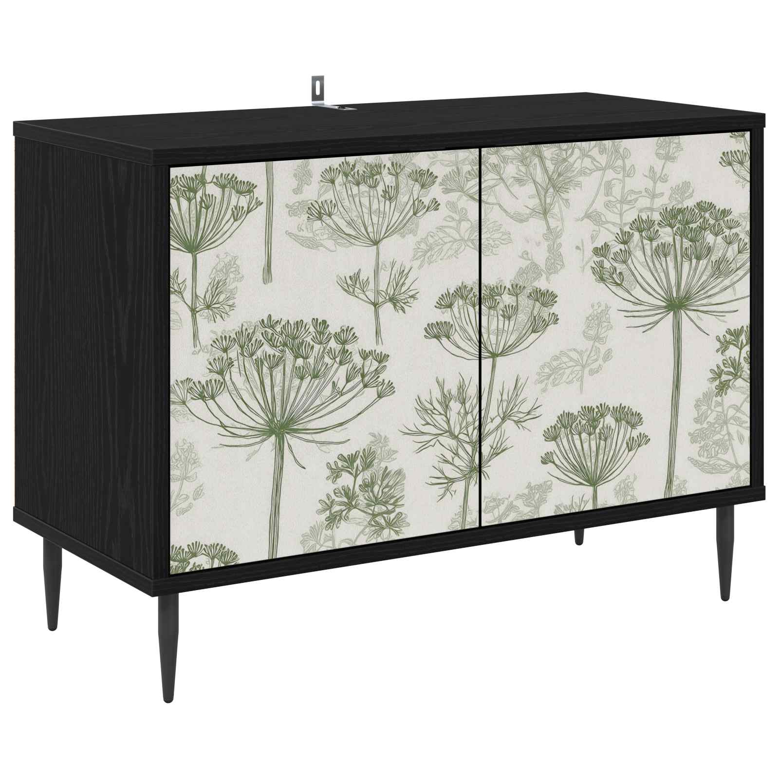 vidaXL TV-Schrank GOTHA 69 x 33 x 50,5 cm Schwarz Eichen-Optik