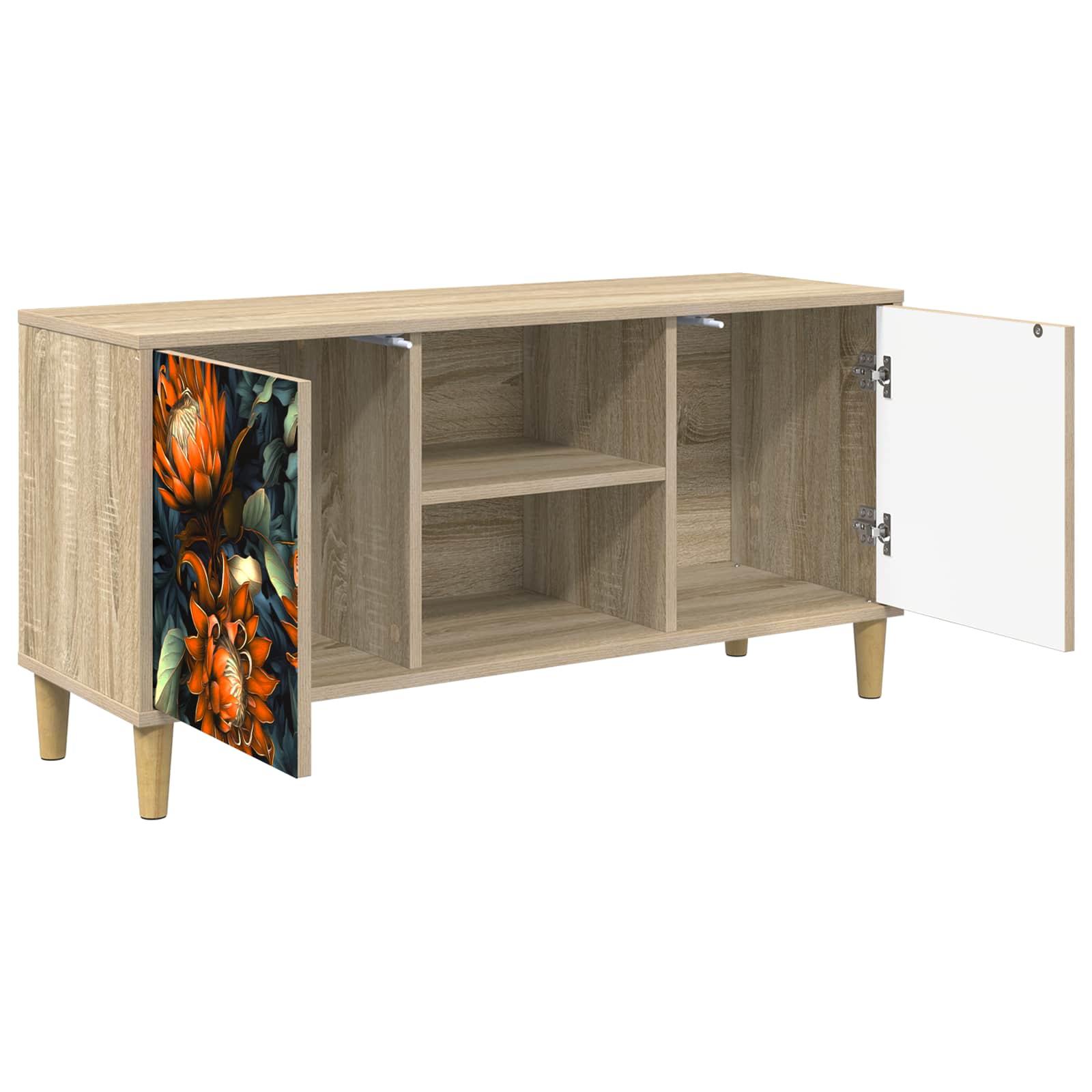 Ντουλάπι TV LOCHEM 102 x 33 x 50 εκ. Sonoma Επεξεργασμένο Ξύλο - Image 4