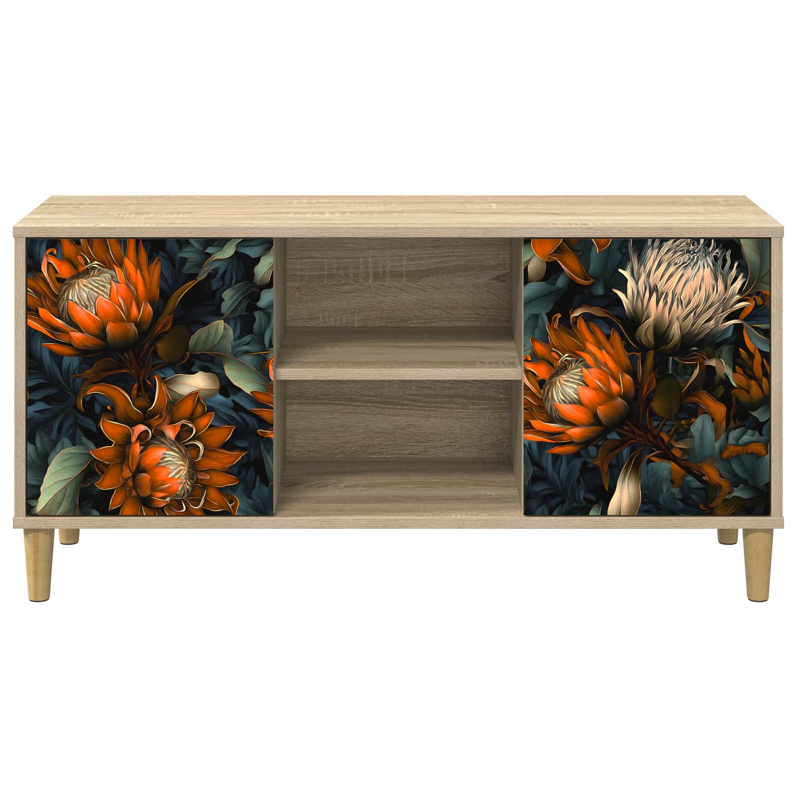 Ντουλάπι TV LOCHEM 102 x 33 x 50 εκ. Sonoma Επεξεργασμένο Ξύλο - Image 5