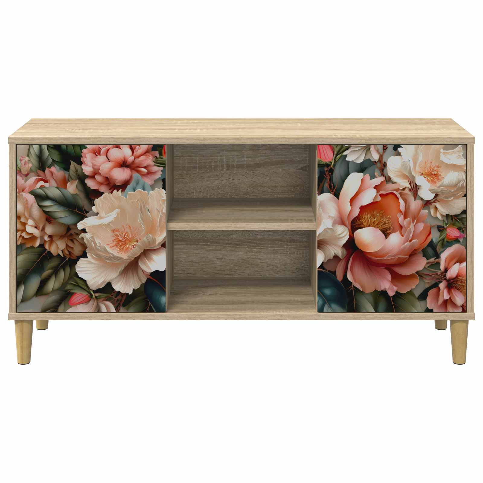Ντουλάπι TV BORNE 102 x 33 x 50 εκ. Sonoma Επεξεργασμένο Ξύλο - Image 3