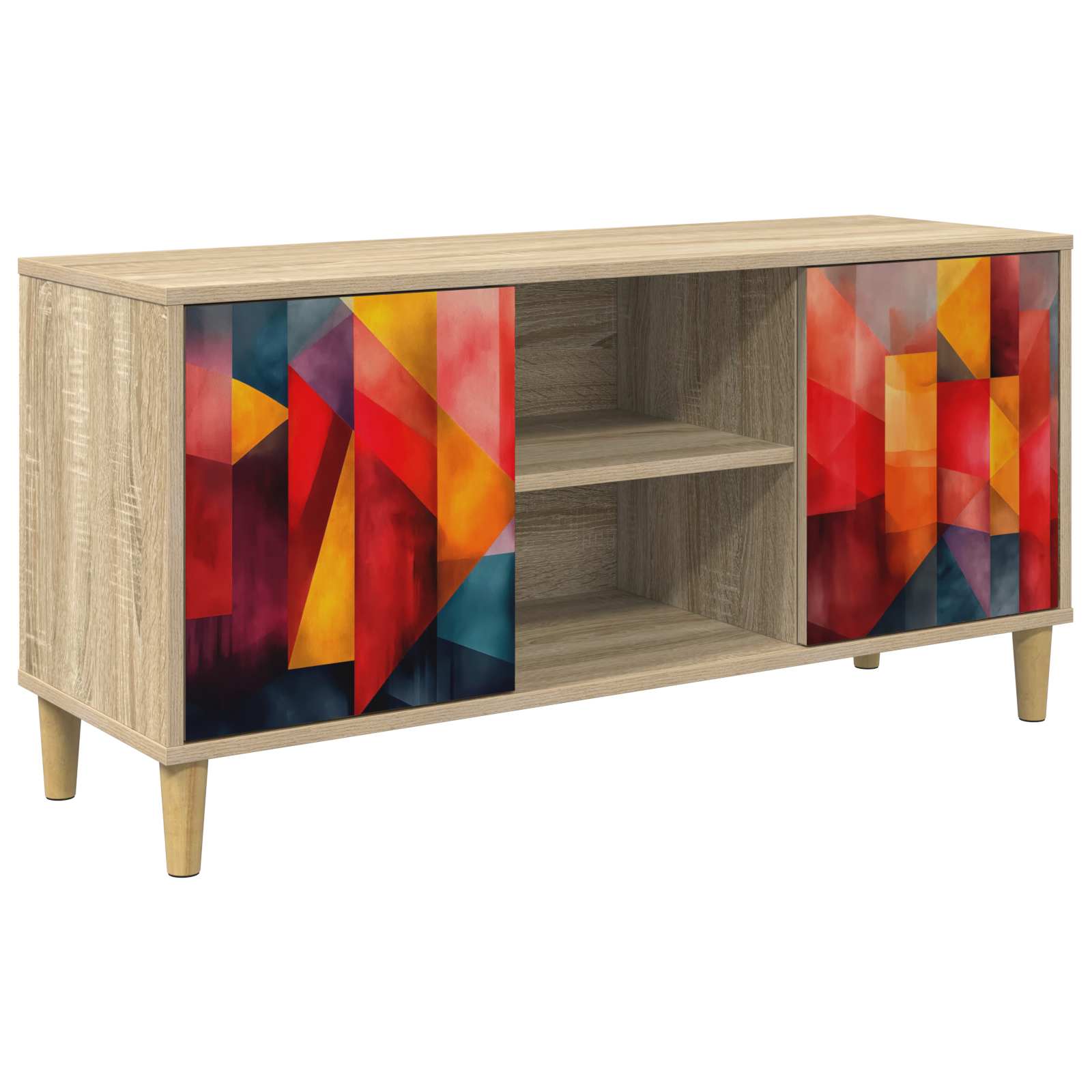 Ντουλάπι TV HEESCH 102 x 33 x 50 εκ. Sonoma Επεξεργασμένο Ξύλο