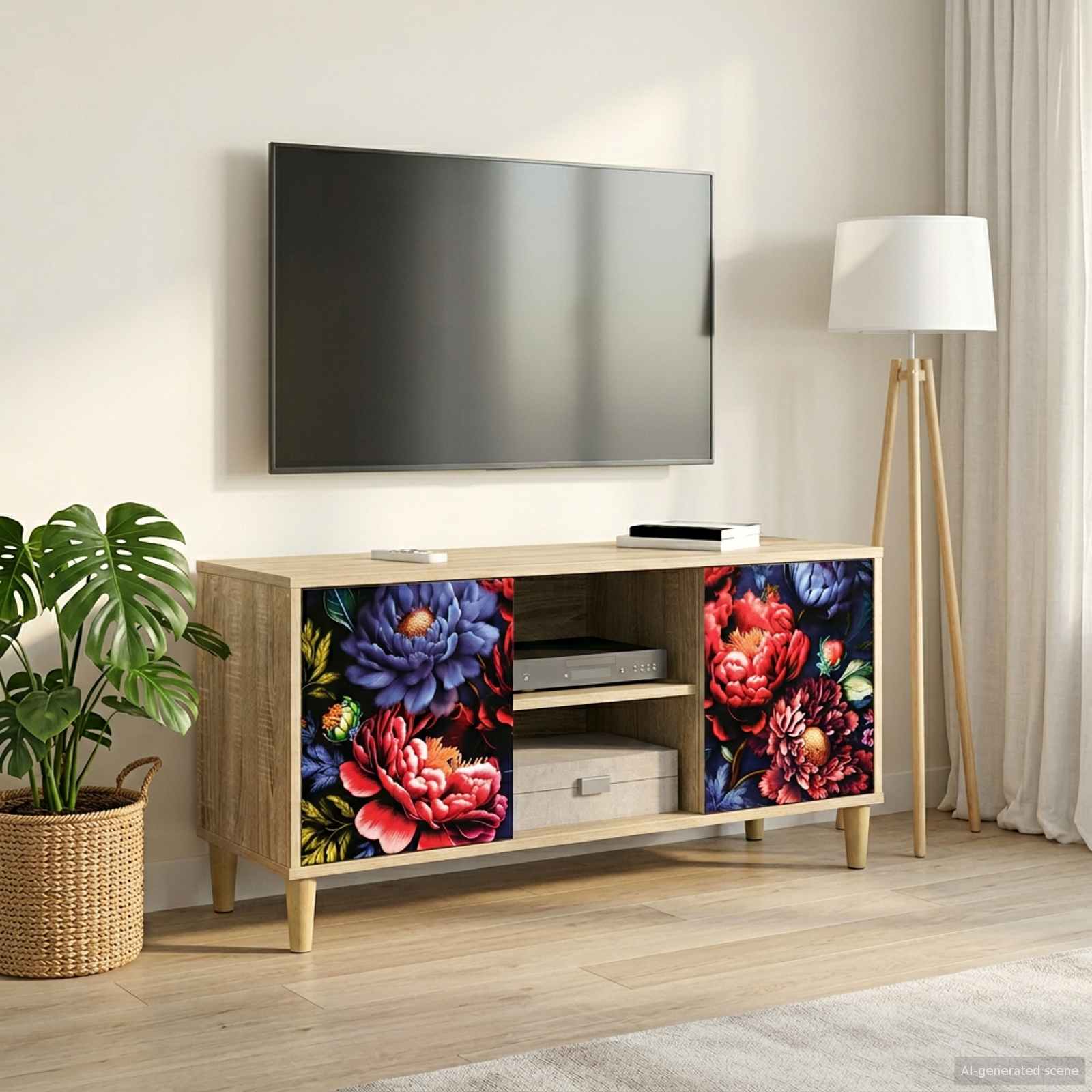 Ντουλάπι TV KIEL 102 x 33 x 50 εκ. Sonoma Επεξεργασμένο Ξύλο