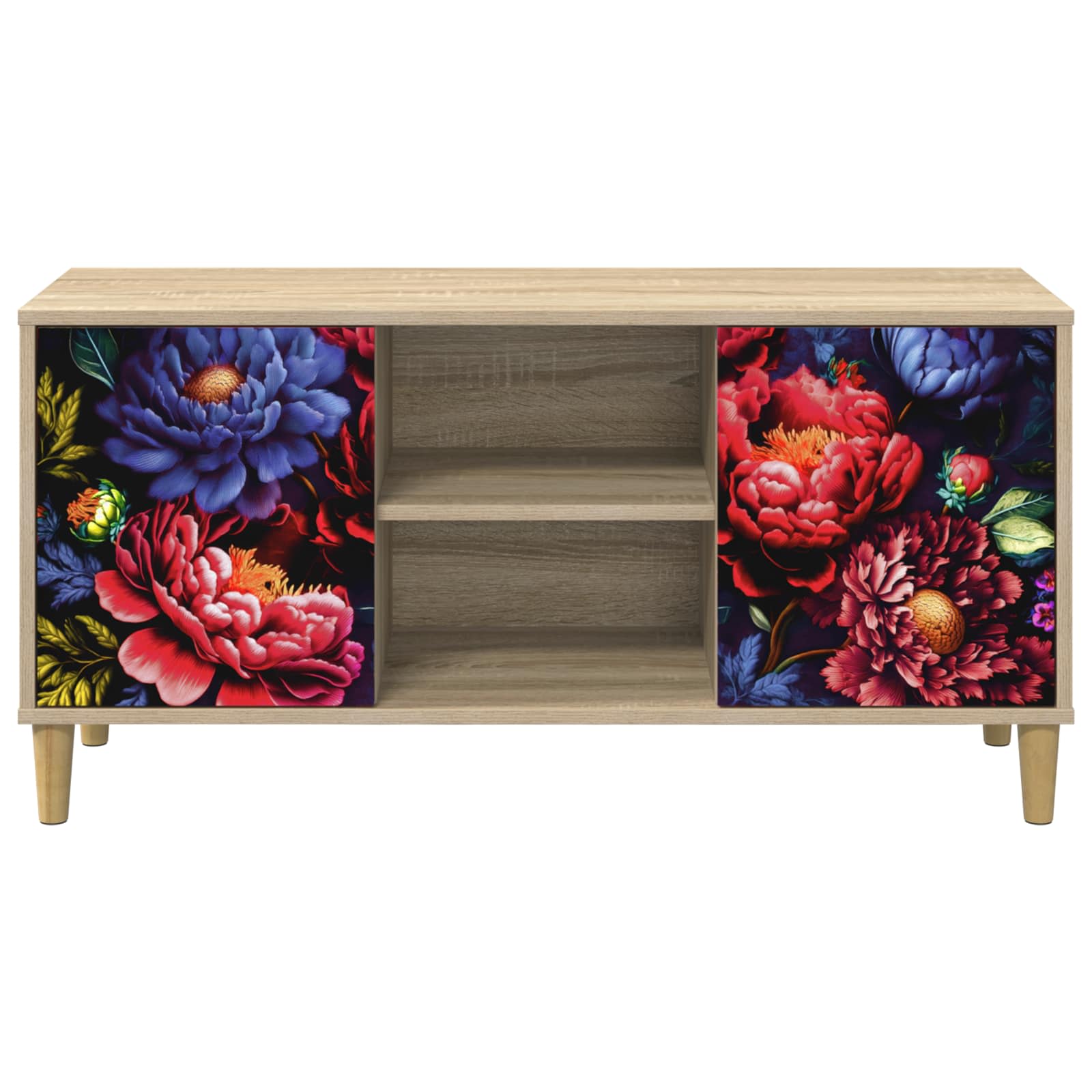 Ντουλάπι TV KIEL 102 x 33 x 50 εκ. Sonoma Επεξεργασμένο Ξύλο - Image 5