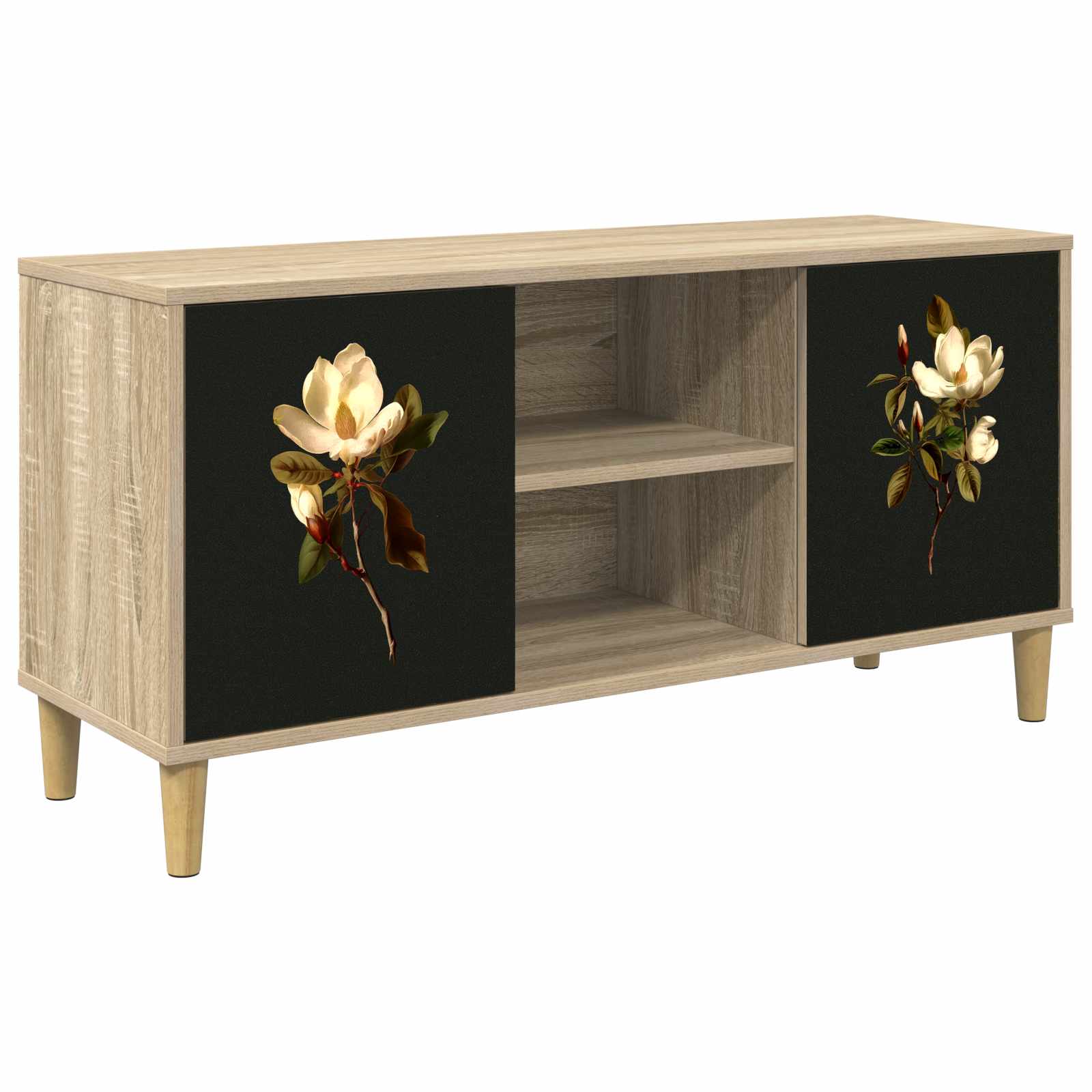 vidaXL TV-kaappi BREMEN 102 x 33 x 50 cm Sonoma Tekninen puu