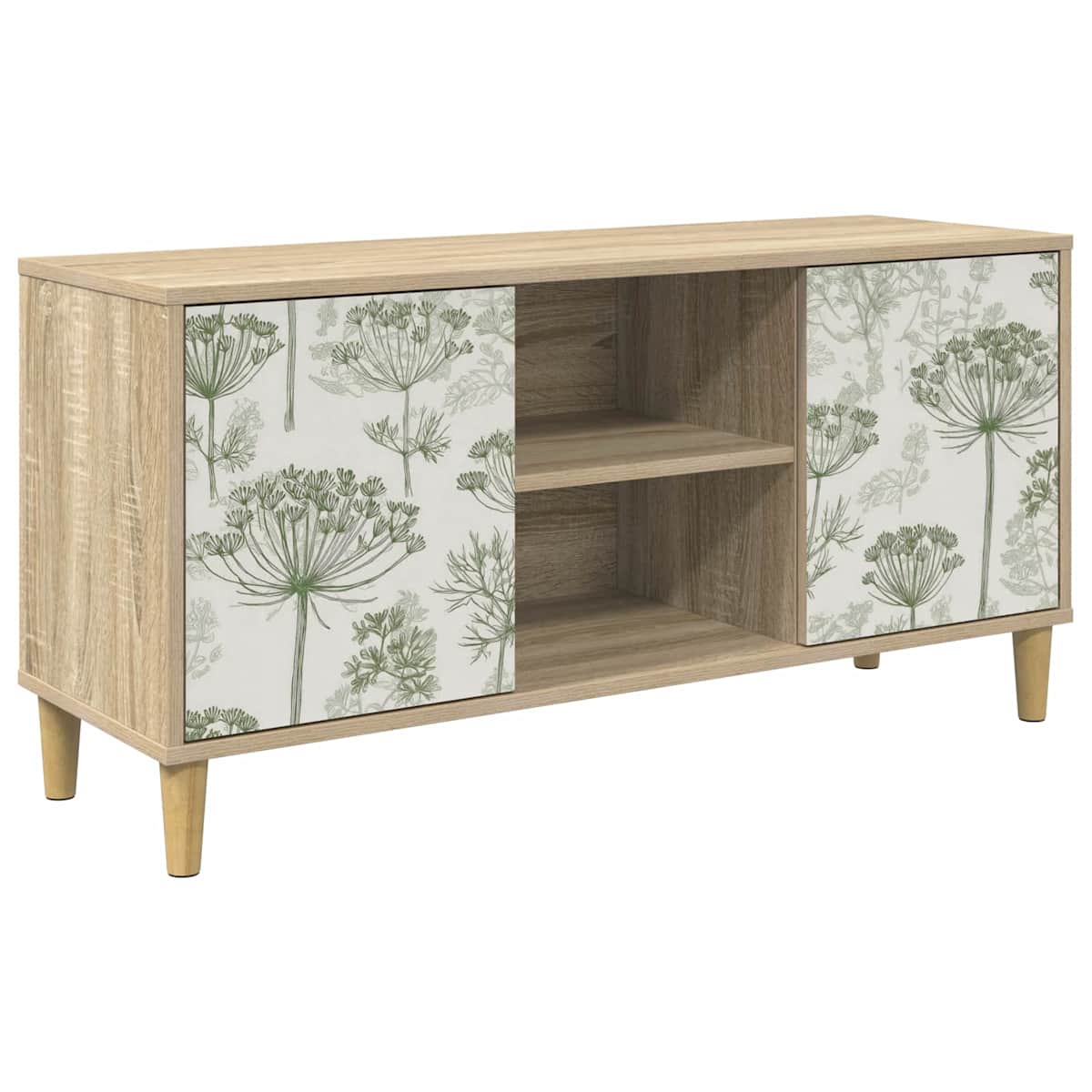 TV-skab GOTHA 102 x 33 x 50 cm Sonoma-eg Konstrueret træ - Billede 2