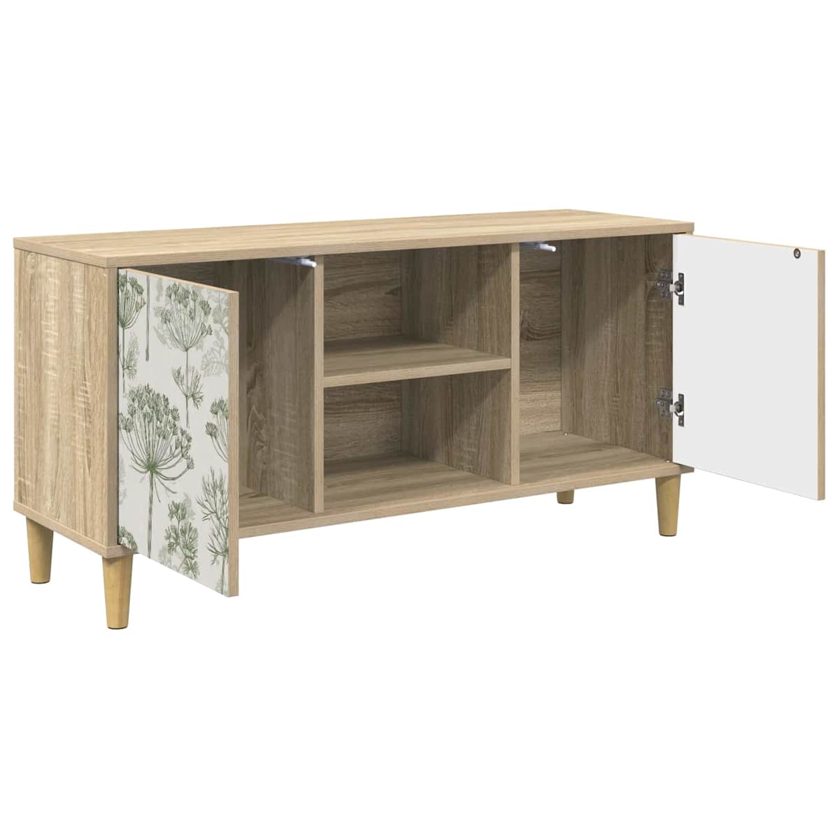 TV-skab GOTHA 102 x 33 x 50 cm Sonoma-eg Konstrueret træ - Billede 3