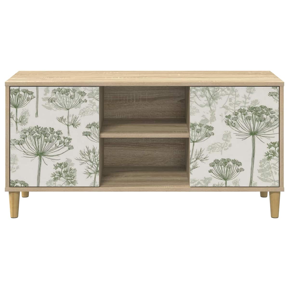 TV-skab GOTHA 102 x 33 x 50 cm Sonoma-eg Konstrueret træ - Billede 4