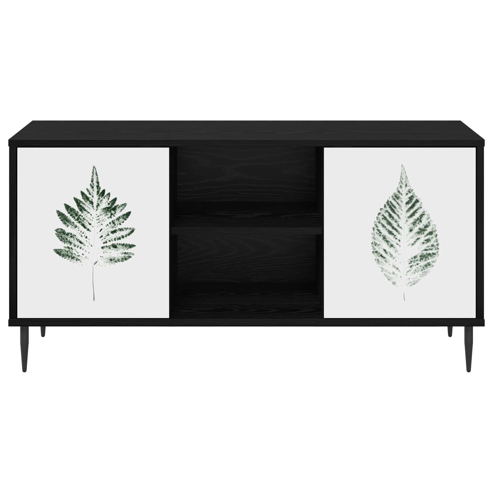 Ντουλάπι TV HANAU 102 x 33 x 51 εκ Μαύρη Δρυς - Image 3