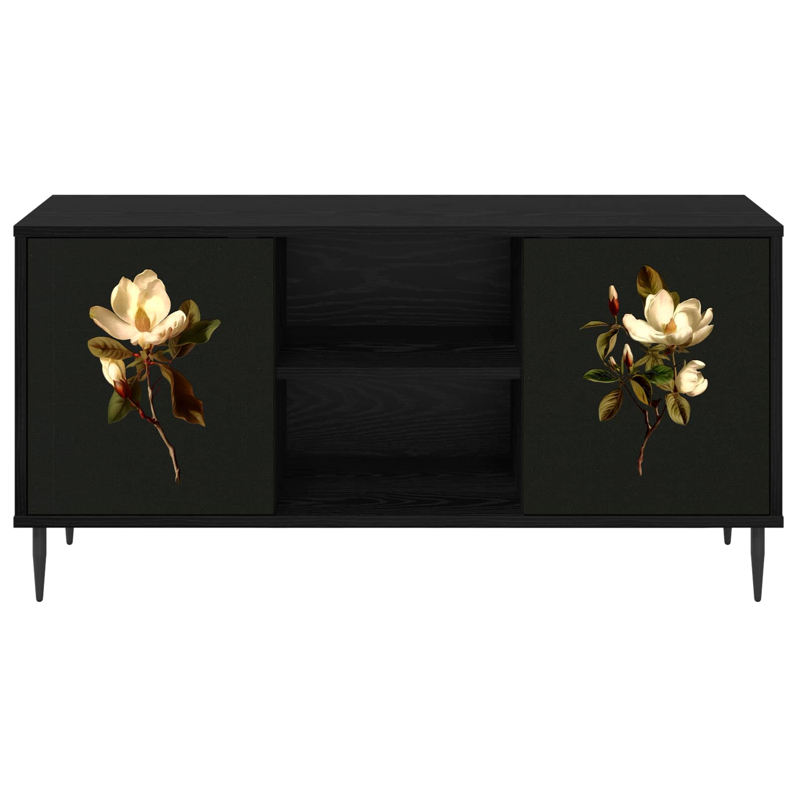 Ντουλάπι TV BREMEN 102 x 33 x 51 εκ Μαύρη Δρυς - Image 3