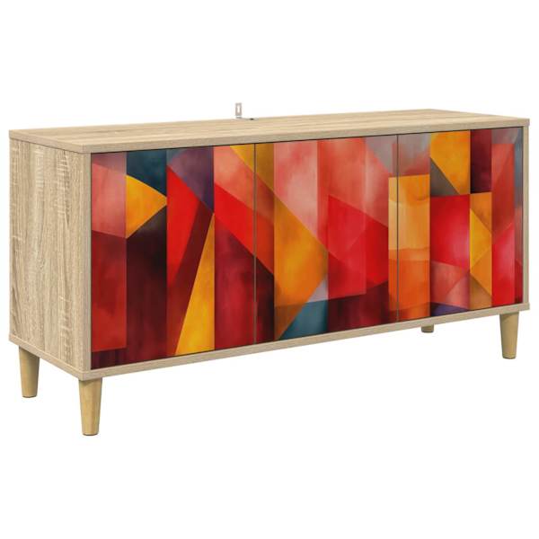 vidaXL Telerikapp HEESCH 102 x 33 x 50 cm Sonoma Tehispuit