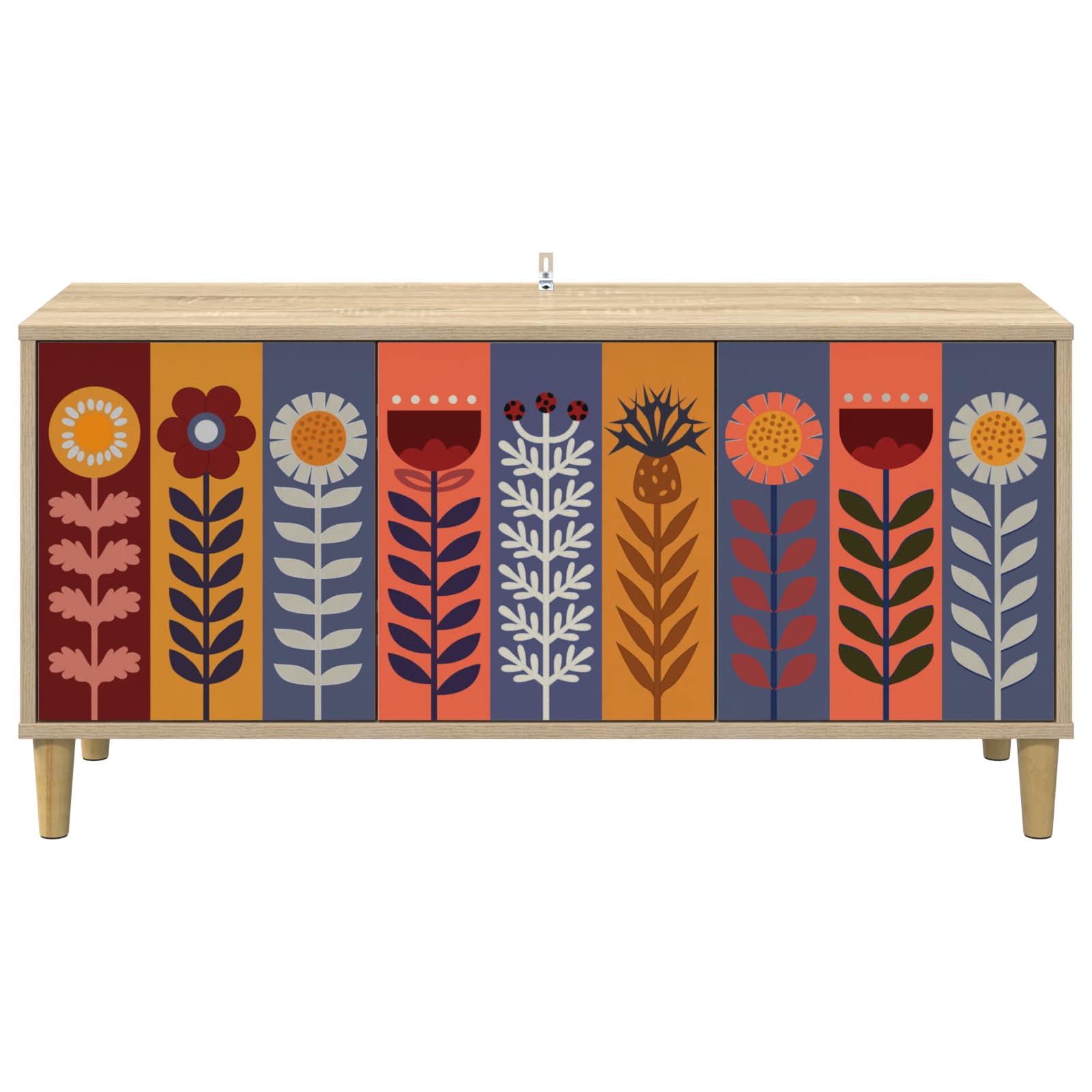 Ντουλάπι TV ESSEN 102 x 33 x 50 εκ. Sonoma Επεξεργασμένο Ξύλο - Image 3