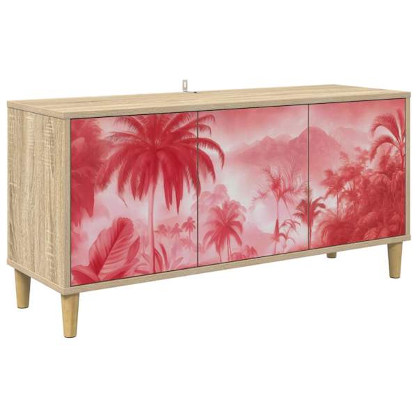 vidaXL Telerikapp AACHEN 102 x 33 x 50 cm Sonoma Tehispuit