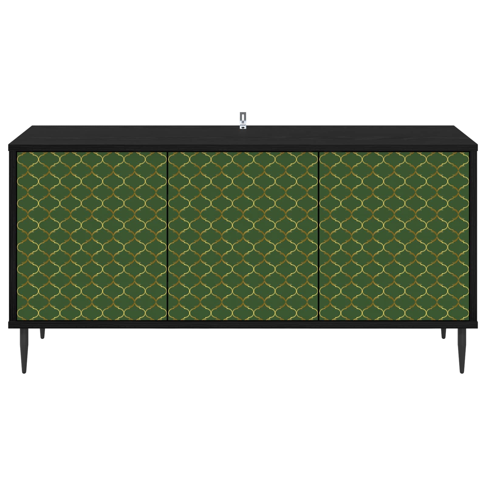 Ντουλάπι TV GELEEN 102 x 33 x 51 εκ Μαύρη Δρυς - Image 3