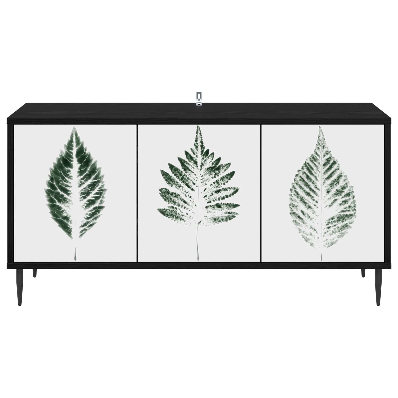 Ντουλάπι TV HANAU 102 x 33 x 51 εκ Μαύρη Δρυς - Image 3