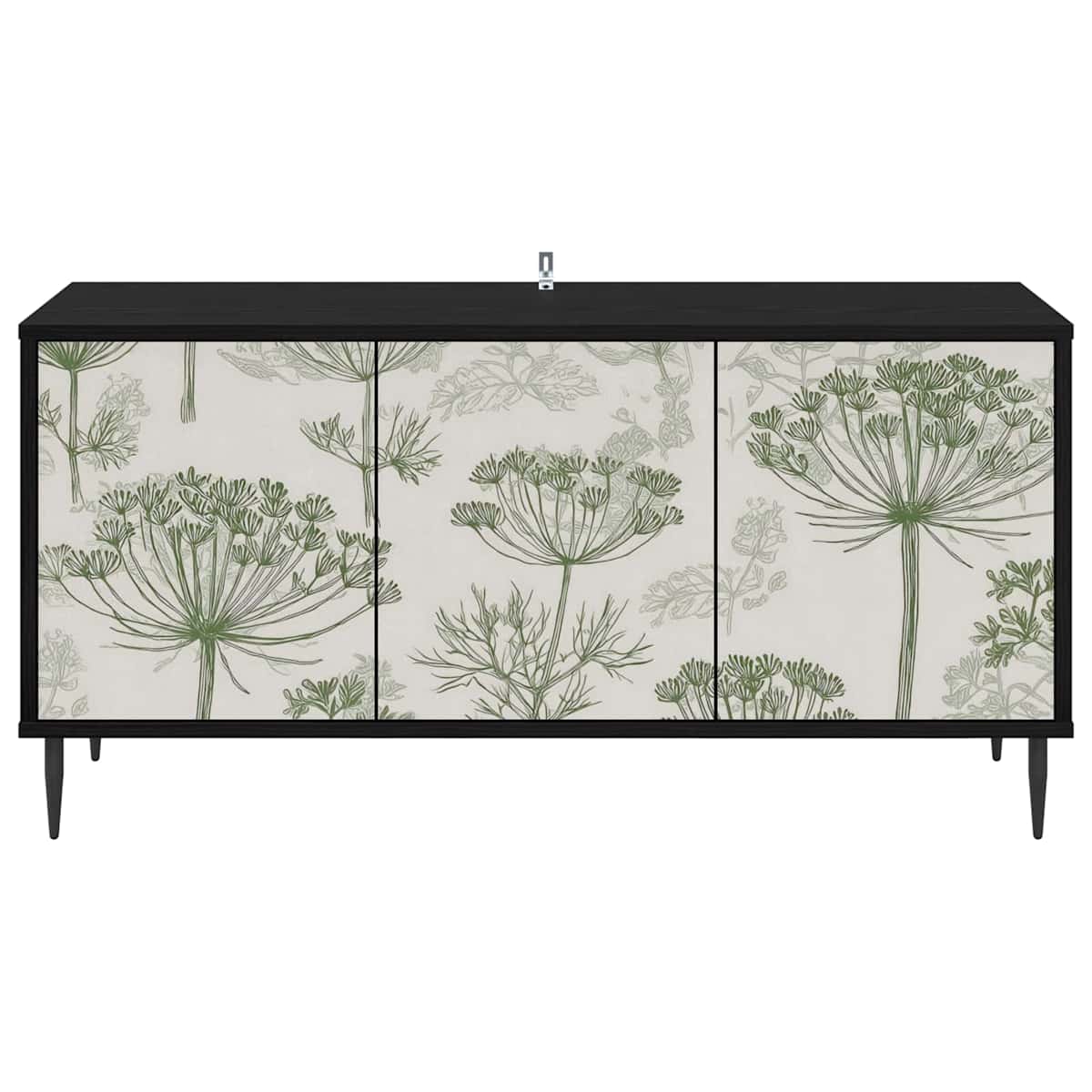TV-skab GOTHA 102 x 33 x 51 cm Sort eg Konstrueret træ - Billede 4