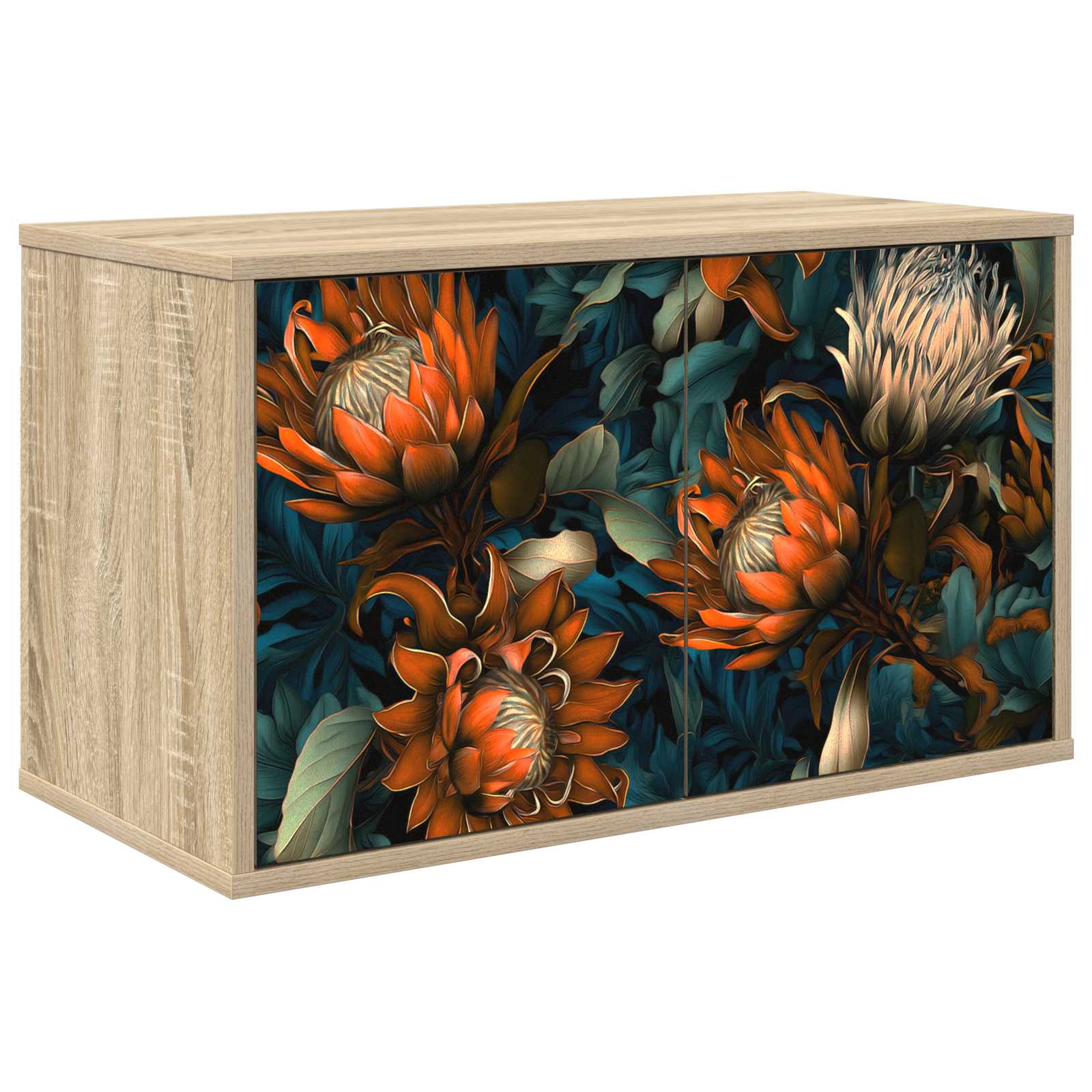 Seinälle kiinnitettävä TV-kaapisto LOCHEM 69 x 33 x 40 cm