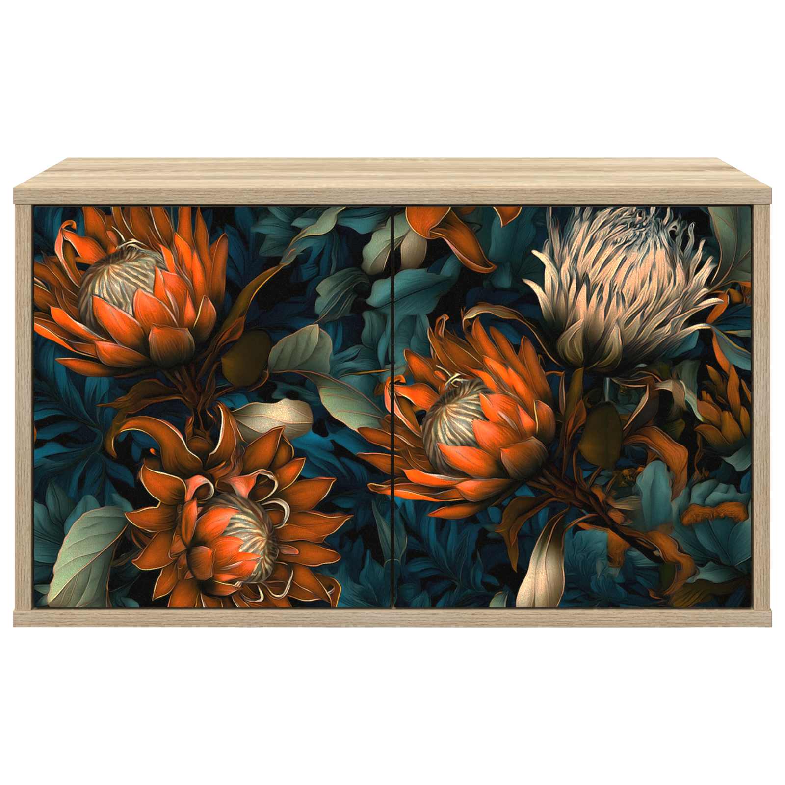 Seinälle kiinnitettävä TV-kaapisto LOCHEM 69 x 33 x 40 cm - Image 3