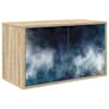 vidaXL Seinale paigaldatav TV kapp RAALTE 69 x 33 x 40 cm Sonoma tamm