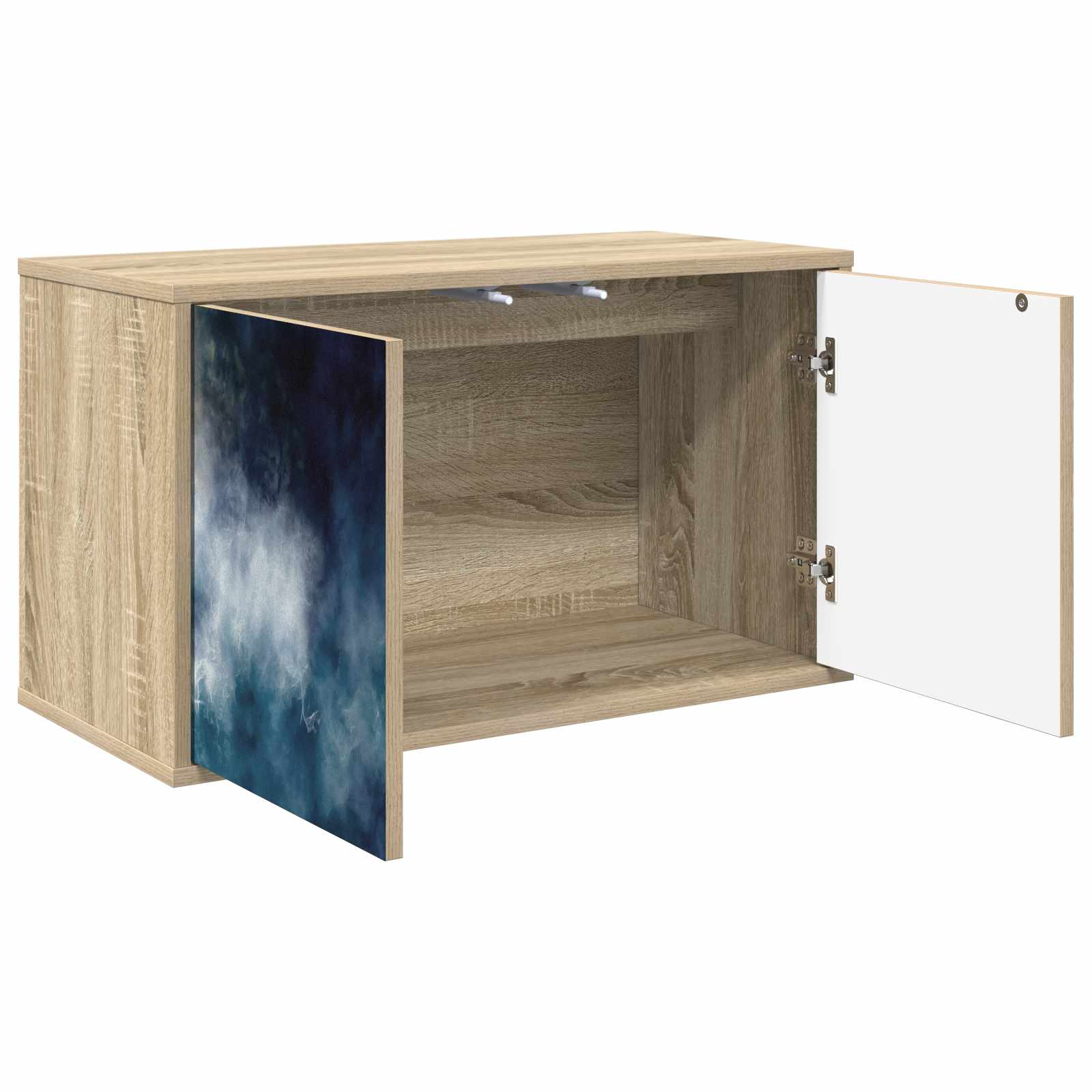 Seinälle kiinnitettävä TV-kaapisto RAALTE 69 x 33 x 40 cm - Image 3