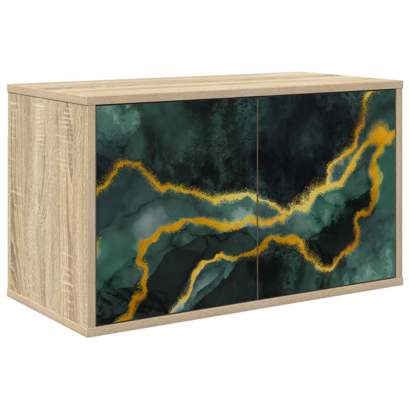 Seinälle kiinnitettävä TV-kaapisto WIJHE 69 x 33 x 40 cm - Image 2