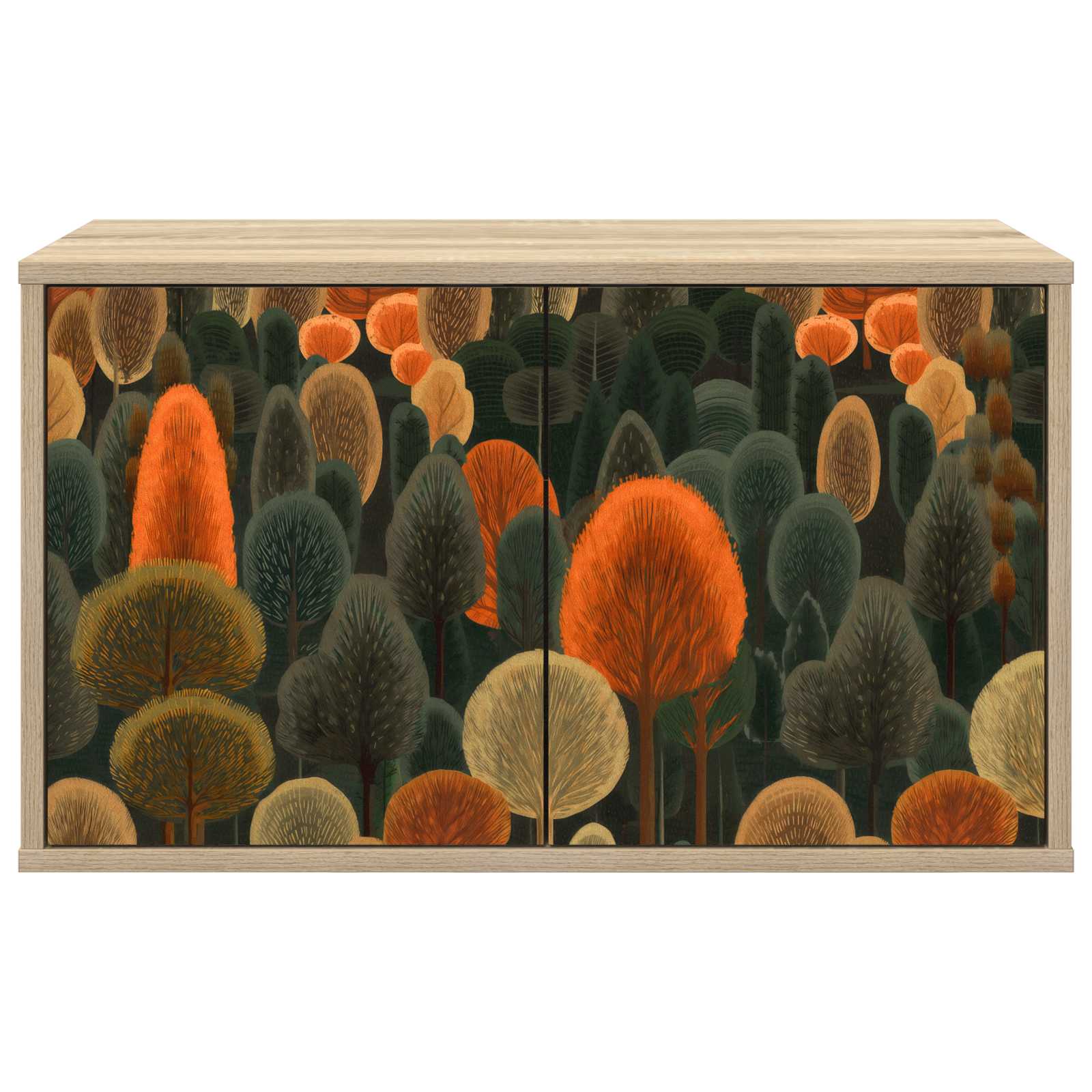 Seinälle kiinnitettävä TV-kaapisto ZAANDAM 69 x 33 x 40 cm - Image 3
