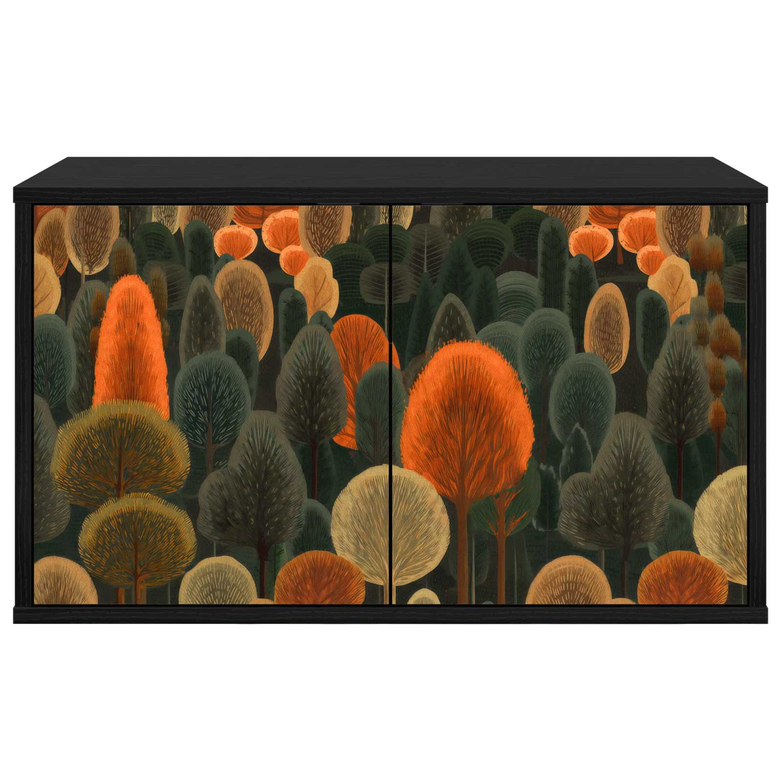 Seinälle kiinnitettävä TV-kaapisto ZAANDAM 69 x 33 x 40 cm - Image 3