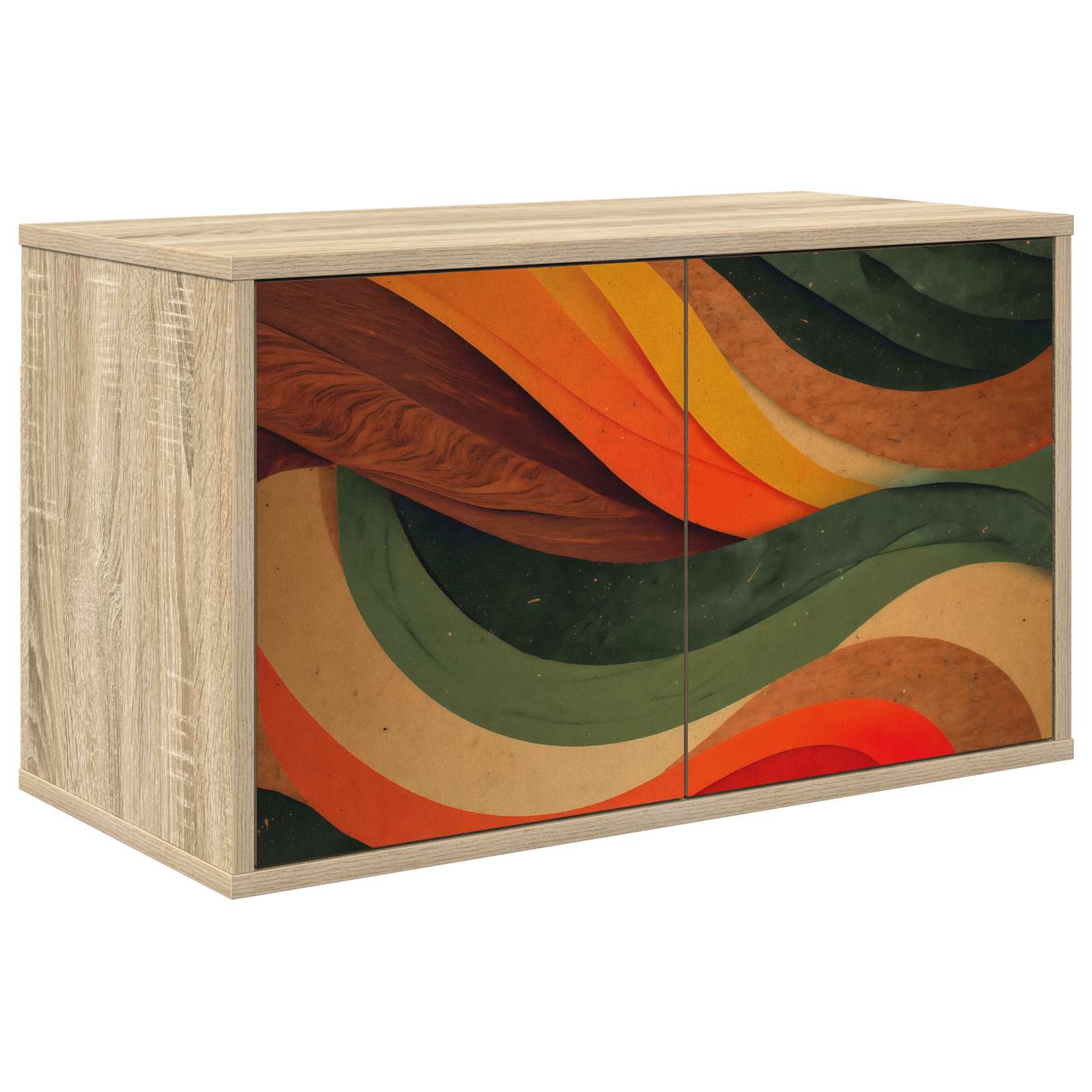 Seinälle kiinnitettävä TV-kaapisto BONN 69 x 33 x 40 cm