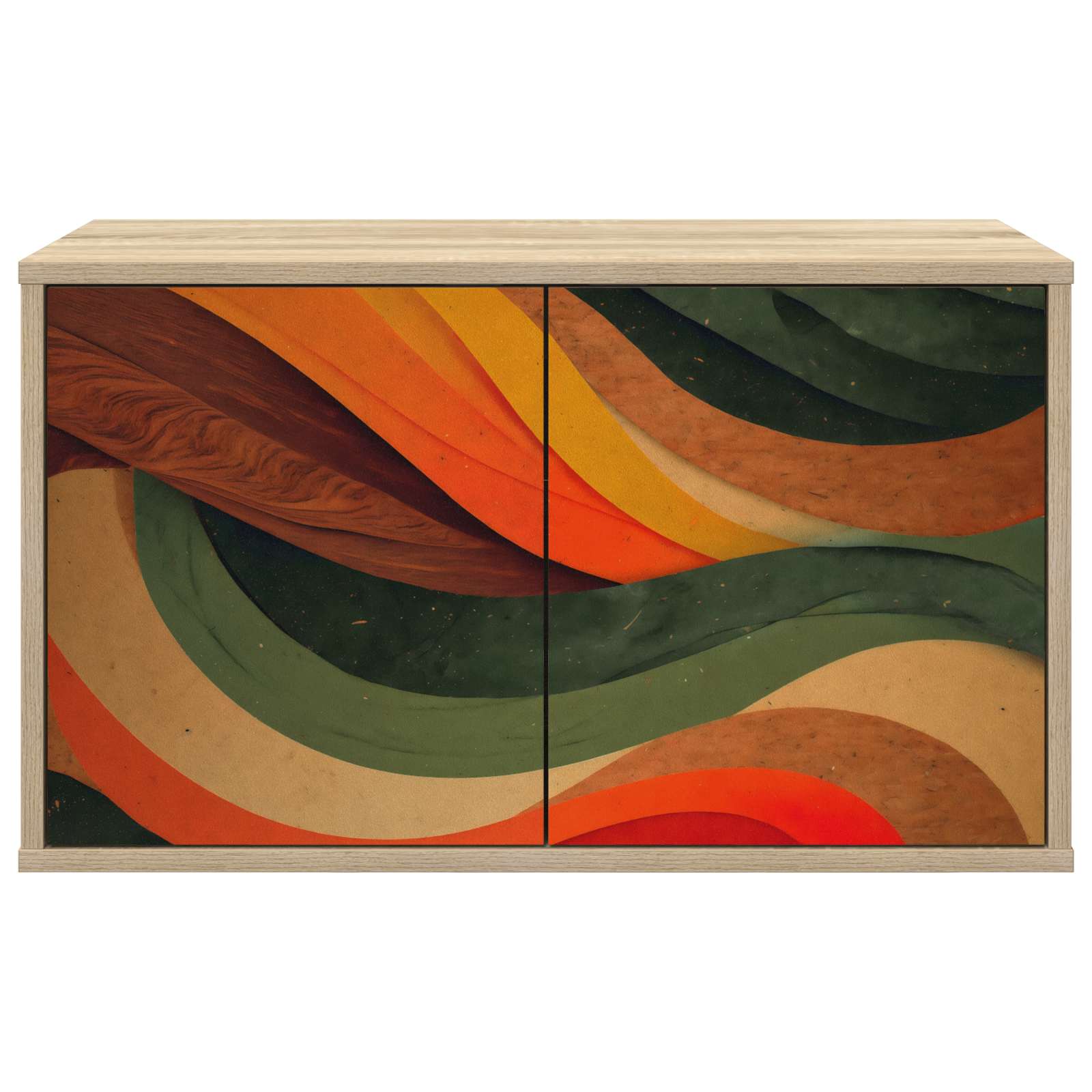 Seinälle kiinnitettävä TV-kaapisto BONN 69 x 33 x 40 cm - Image 3