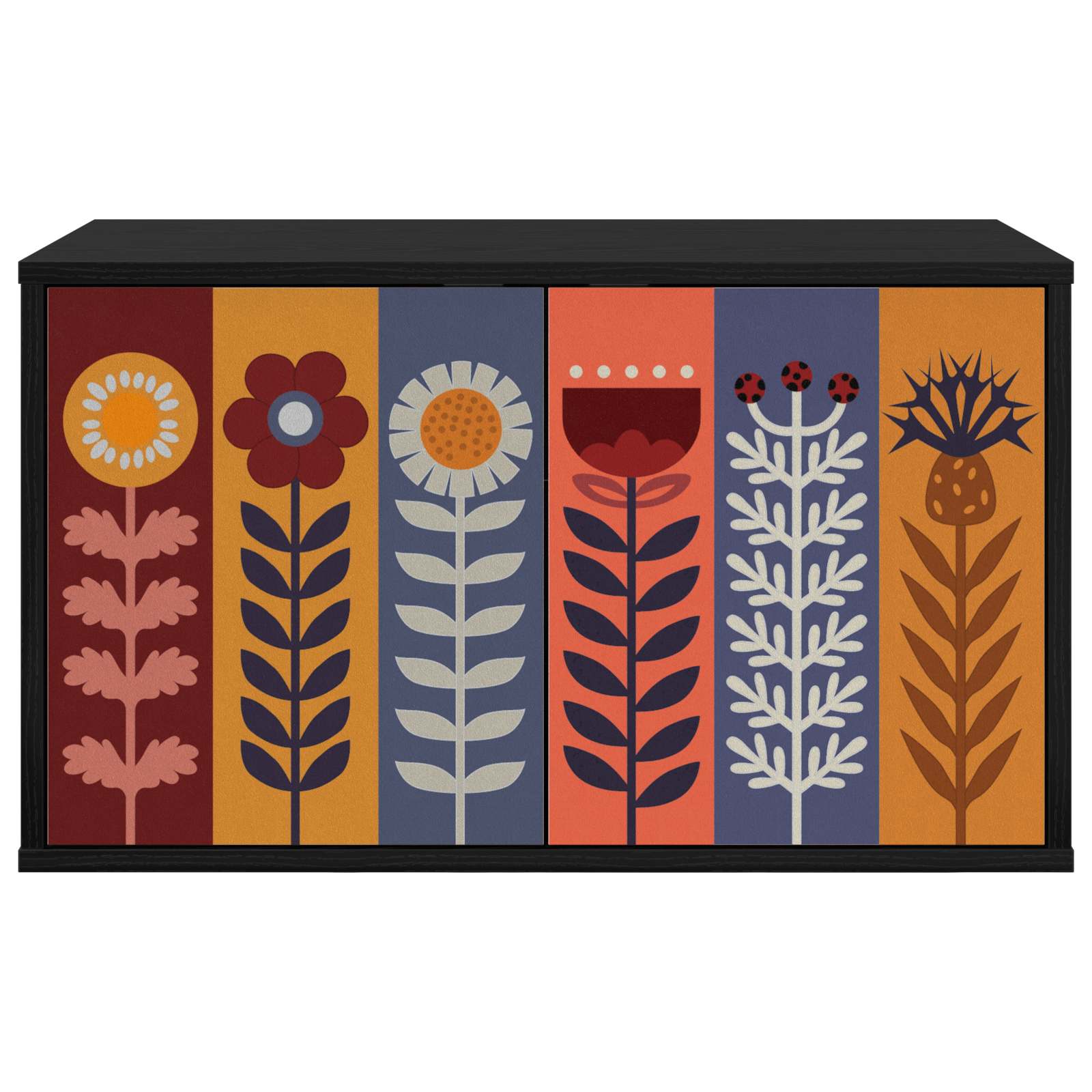 Seinälle kiinnitettävä TV-kaapisto ESSEN 69 x 33 x 40 cm - Image 3