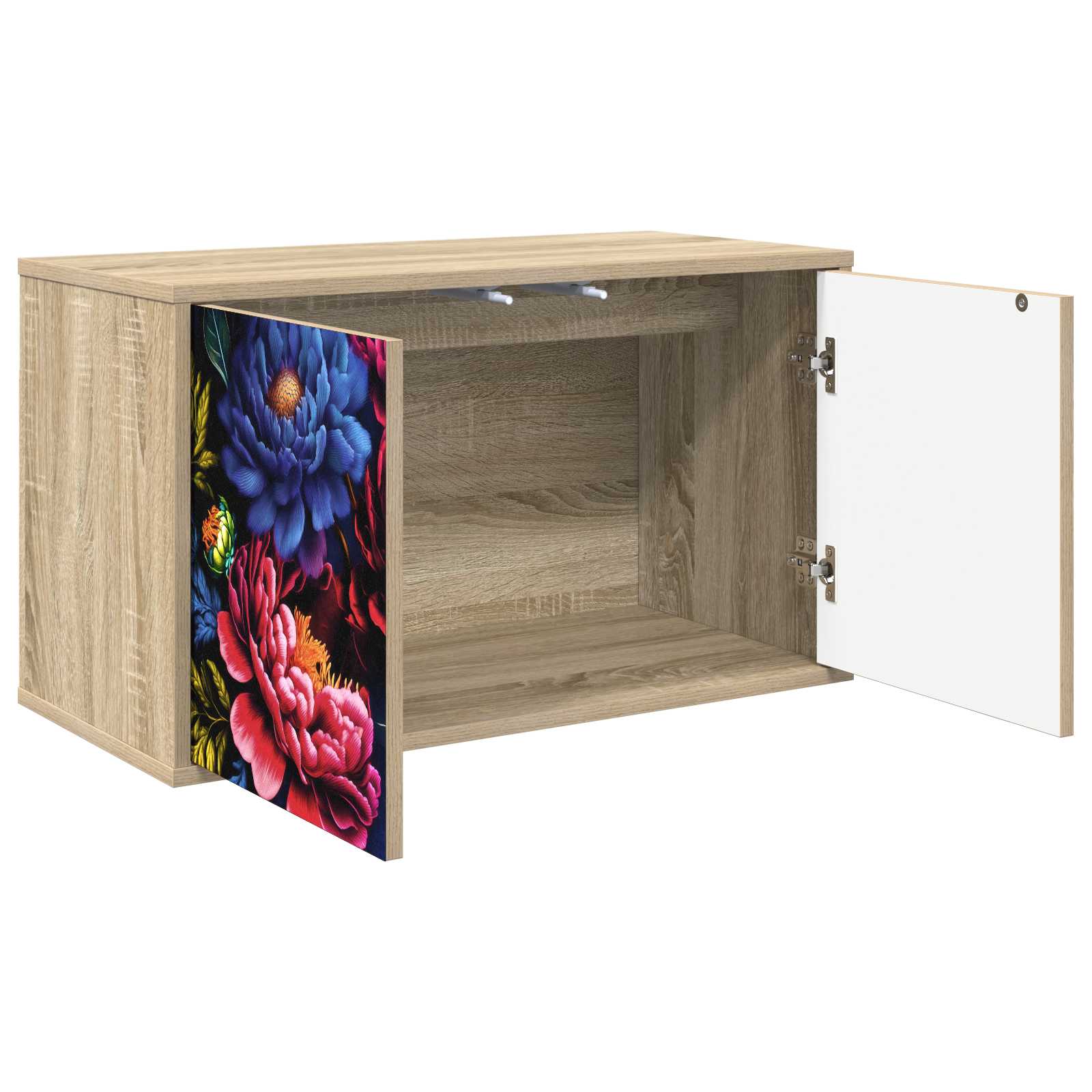 Seinälle kiinnitettävä TV-kaapisto KIEL 69 x 33 x 40 cm - Image 2
