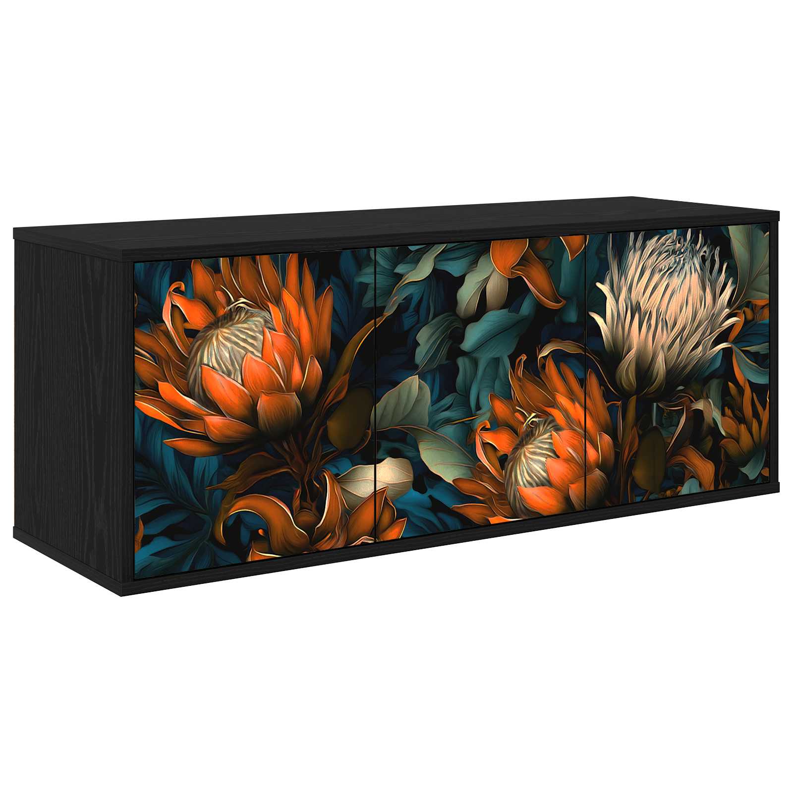 Seinälle kiinnitettävä TV-kaapisto LOCHEM 102 x 33 x 40 cm