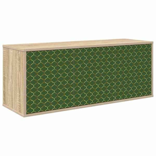 vidaXL Seinale paigaldatav TV kapp GELEEN 102 x 33 x 40 cm Sonoma tamm