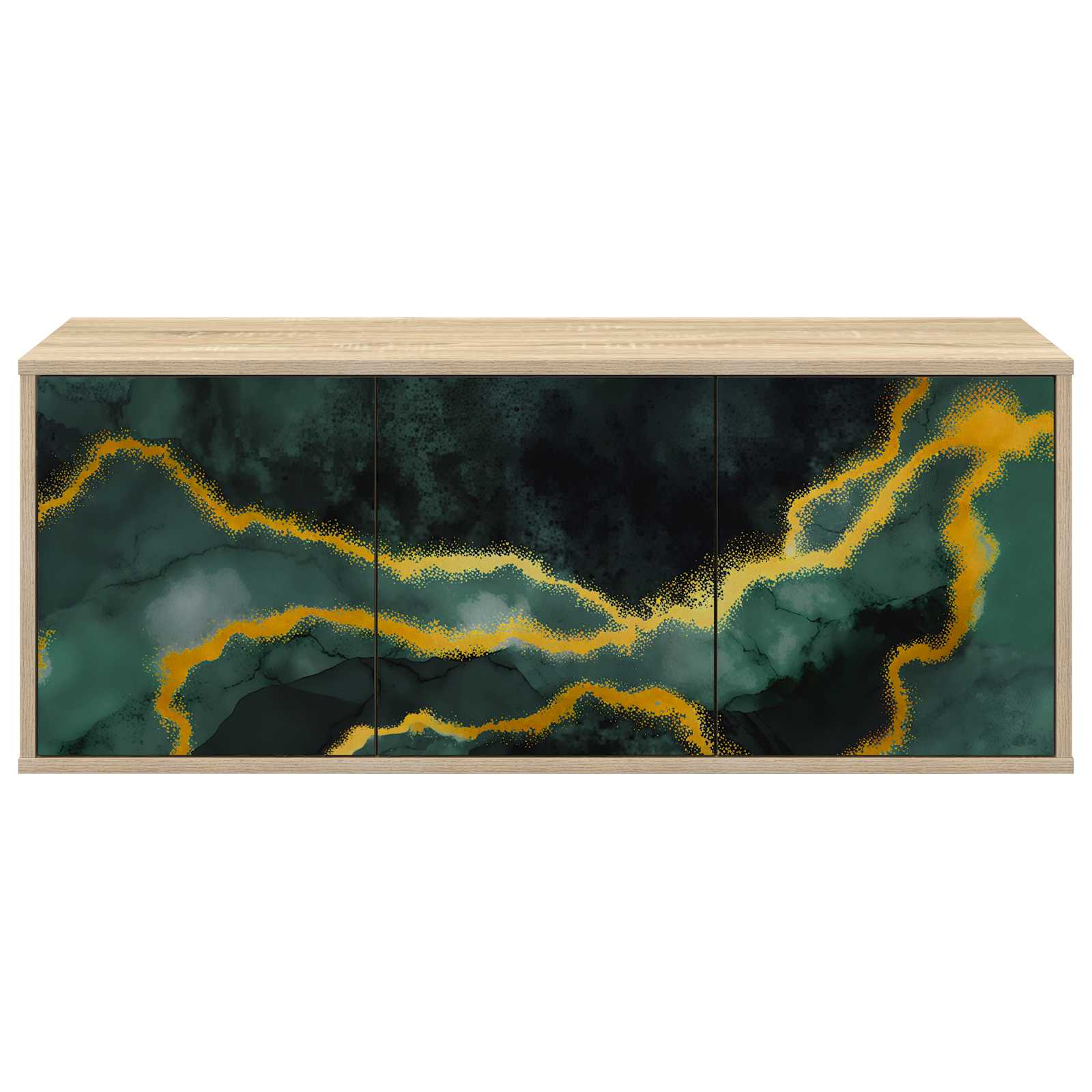 Seinälle kiinnitettävä TV-kaapisto WIJHE 102 x 33 x 40 cm - Image 4