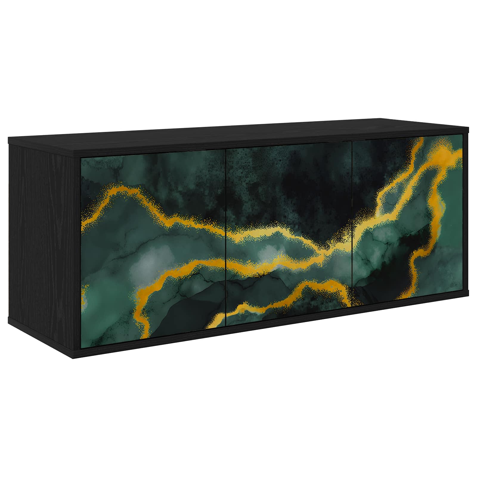 Seinälle kiinnitettävä TV-kaapisto WIJHE 102 x 33 x 40 cm - Image 2