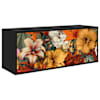 vidaXL Seinale paigaldatav TV kapp GENNEP 102 x 33 x 40 cm Must tamm
