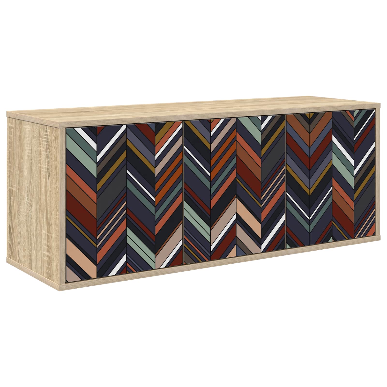Seinälle kiinnitettävä TV-kaapisto OMMEN 102 x 33 x 40 cm