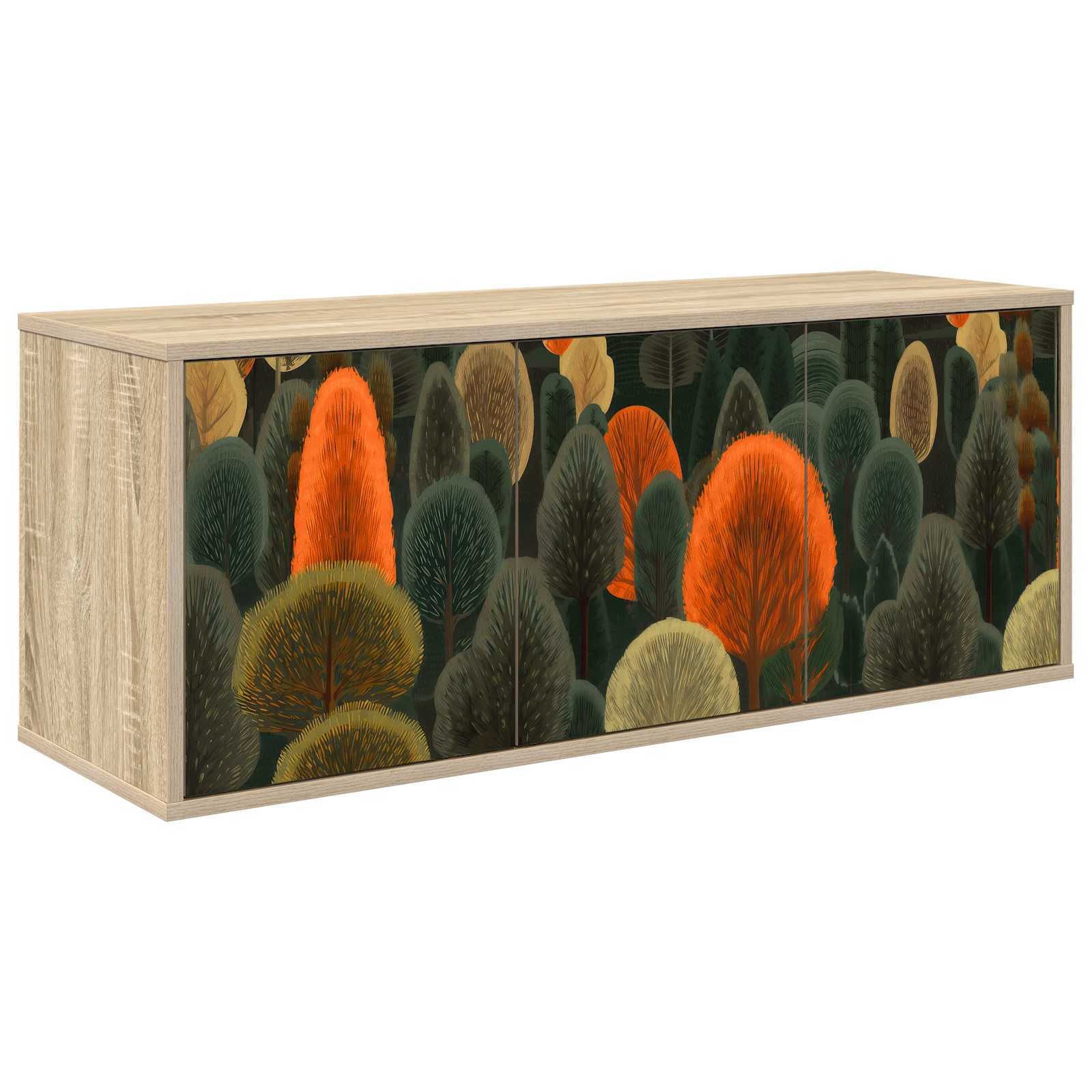 Seinälle kiinnitettävä TV-kaapisto ZAANDAM 102 x 33 x 40 cm