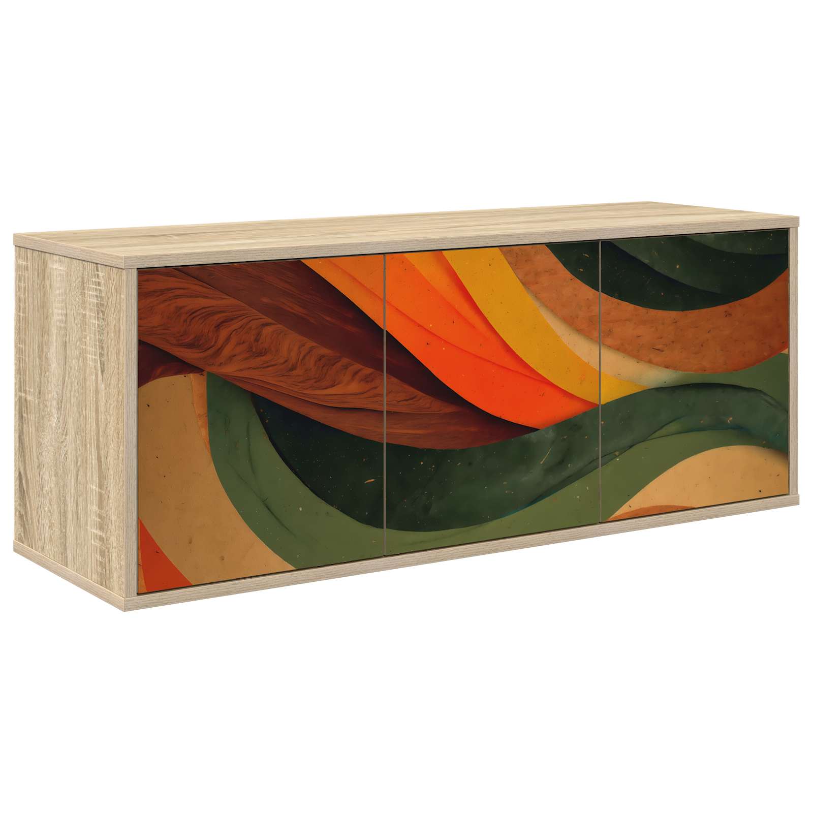 vidaXL Seinälle kiinnitettävä TV-kaapisto BONN 102 x 33 x 40 cm