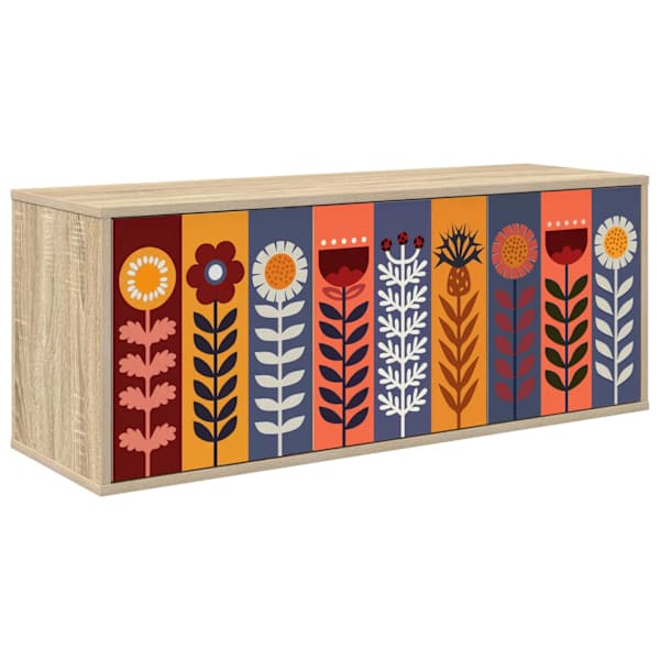 vidaXL Seinale paigaldatav TV kapp ESSEN 102 x 33 x 40 cm Sonoma tamm