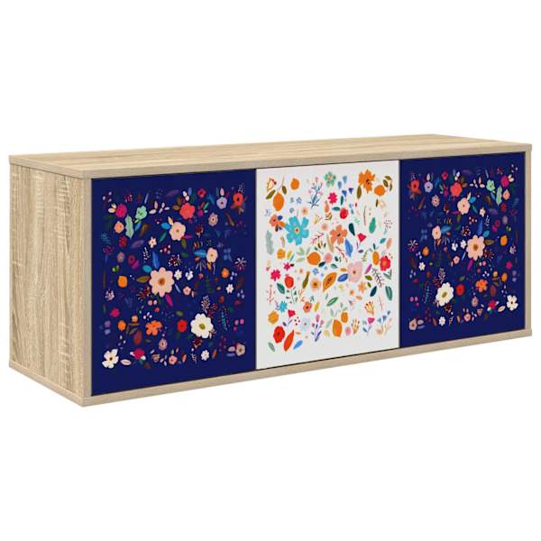 vidaXL Seinale paigaldatav TV kapp MAINZ 102 x 33 x 40 cm Sonoma tamm