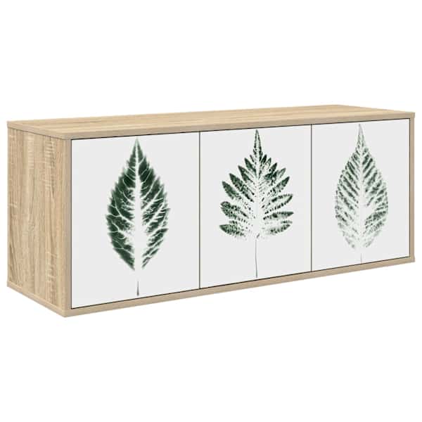 vidaXL Seinale paigaldatav TV kapp HANAU 102 x 33 x 40 cm Sonoma tamm