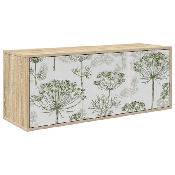 vidaXL Seinale paigaldatav TV kapp GOTHA 102 x 33 x 40 cm Sonoma tamm