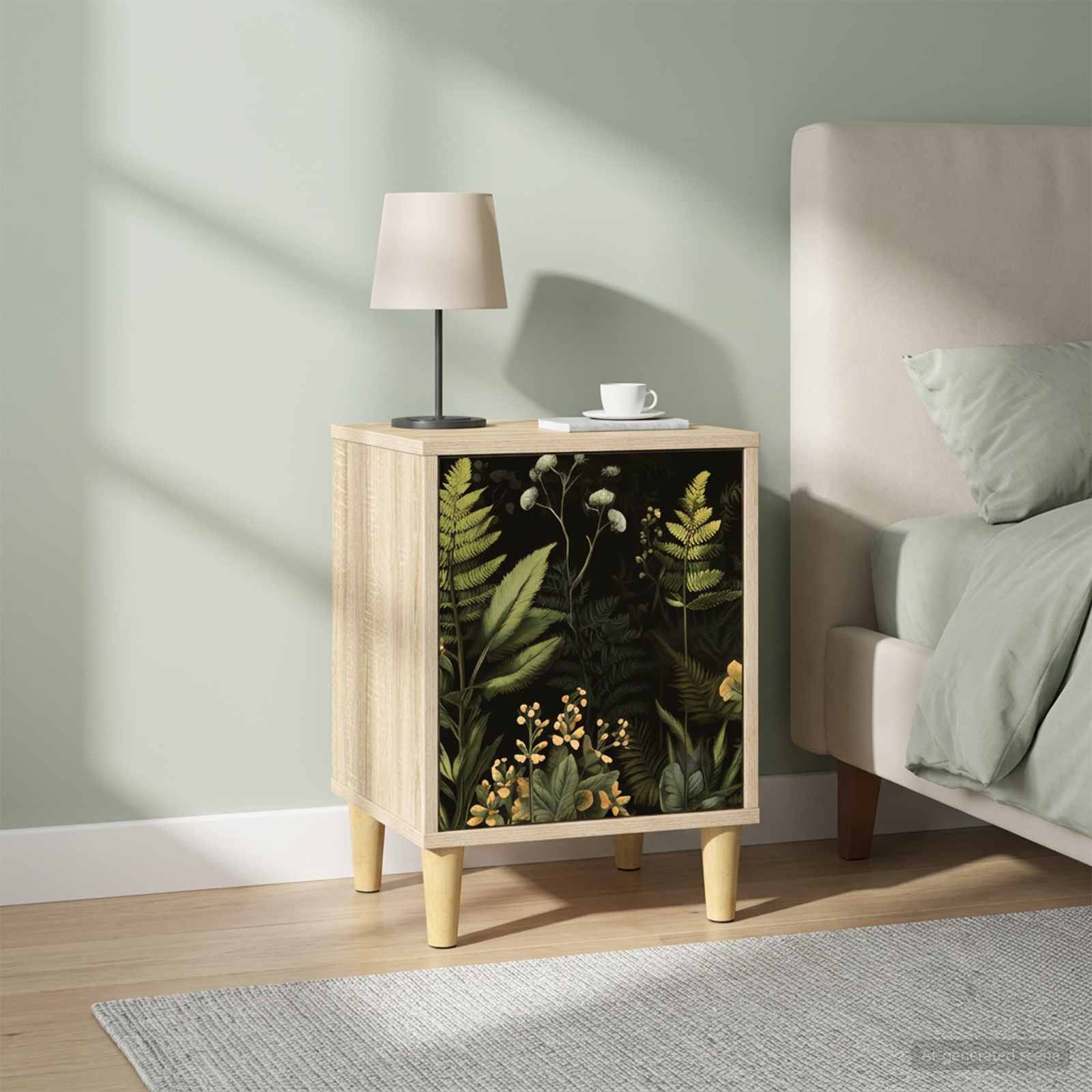 Nočna omarica RHENEN 2 kos Sonoma hrast 36 x 33 x 50 cm