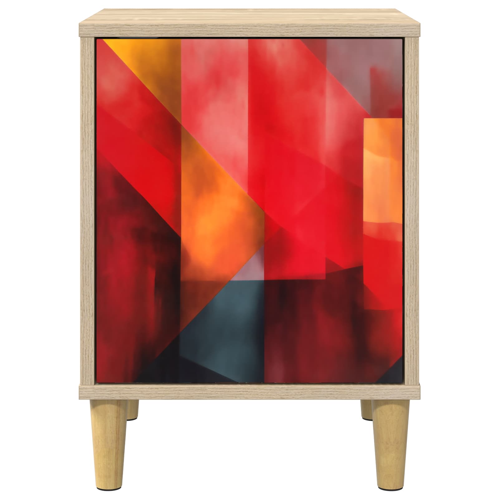 Нощен шкаф HEESCH 2 бр. Дъб сонома 36 x 33 x 50 см – снимка 4