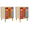 vidaXL &Ouml;&ouml;lambi kapp ESSEN 2 tk Sonoma tamm 36 x 33 x 50 cm Tehispuit