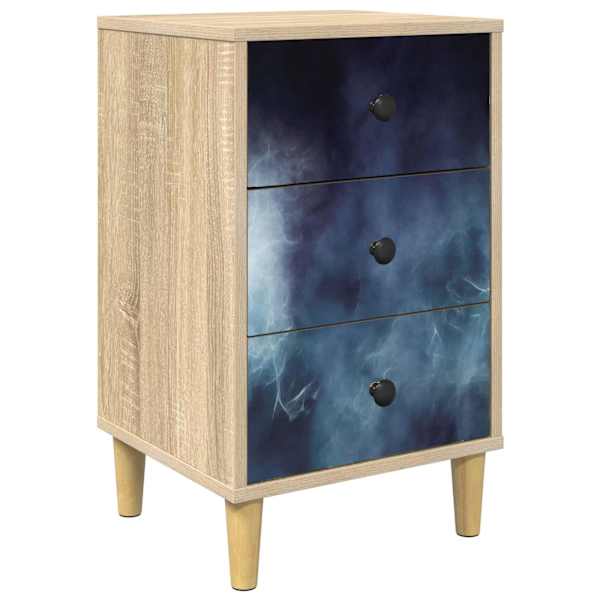 vidaXL &Ouml;&ouml;lambi kapp RAALTE Sonoma tamm 36 x 33 x 60 cm Tehispuit