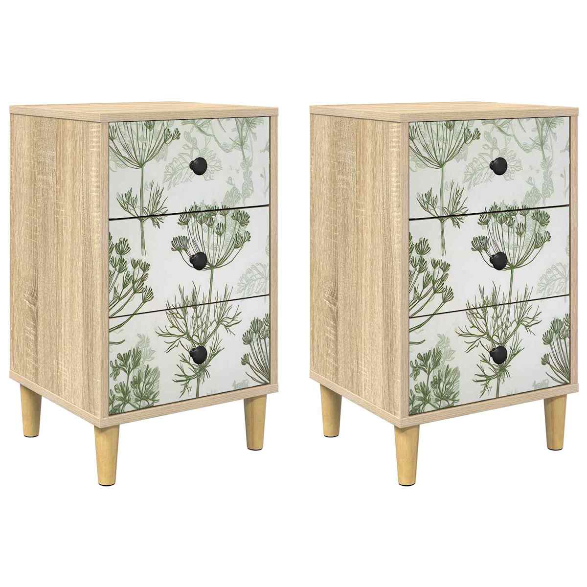 Natskab GOTHA Sonoma-eg 36 x 33 x 60 cm Konstrueret træ - Billede 2