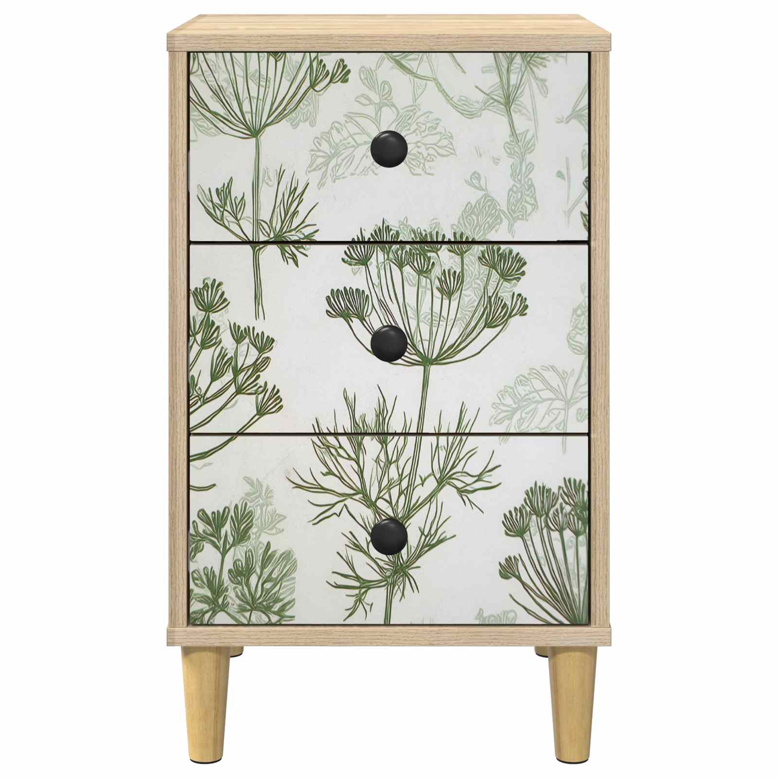 vidaXL Nachttisch GOTHA 2 stk. Sonoma-Eiche 36 x 33 x 60 cm – Bild 6