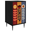 vidaXL &Ouml;&ouml;lambi kapp ESSEN Must tamm 36 x 33 x 61 cm Tehispuit