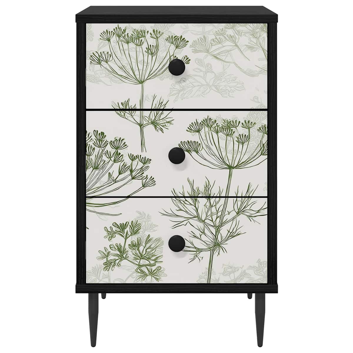 Natskab GOTHA Sort eg 36 x 33 x 61 cm Konstrueret træ - Billede 6